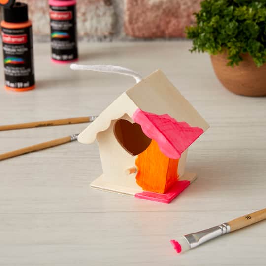 3.5" Wood Heart Birdhouse by Make Market®